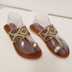 Coconuts By Matisse Beaded Sandals Size 6M